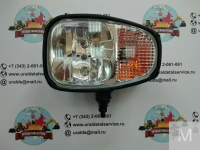 Фара основного освещения UDS-003 (Volvo, JCB, Hidromek, Terex) Нижнее крепление