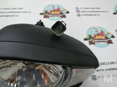 Фара основного освещения UDS-007 (CAT, Terex) Заднее крепление (Усиленная)