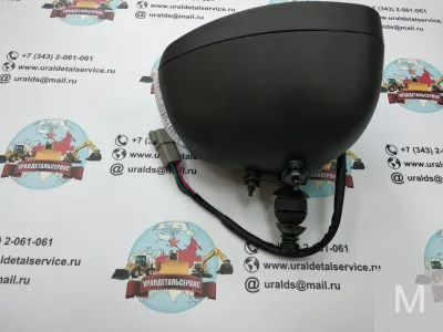 Фара основного освещения UDS-007 (CAT, Terex) Заднее крепление (Усиленная)