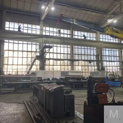 Демонтаж монтаж направляющих рельс мостового крана
