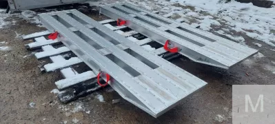 Аппарели алюминиевые для тяжелой техники