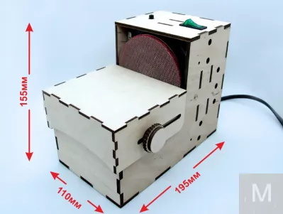 Мини шлифовальный DIY-станок для небольших заготовок и изделий
