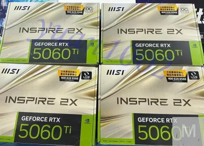 Продаю новую видеокарту MSI RTX 5060 Ti 16G INSPIRE 2X OC GDDR7.