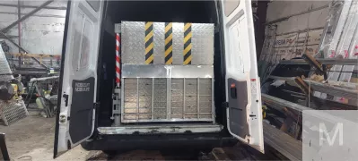 Трап складной автомобильно/стационарный 3-го сложения (поломойки, пылесосы, рохли и пр.)